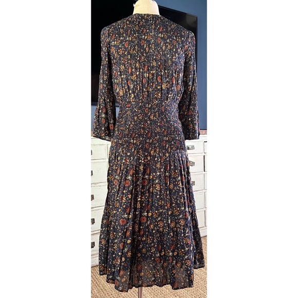 Veronica Beard Shireen Midi Dress 0 - Picture 7 of 11